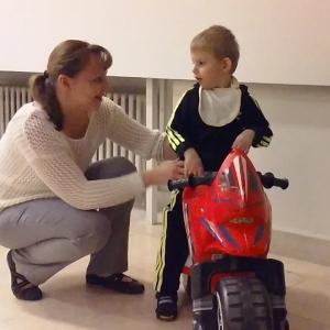 ADELI párty, na požičanej motorke