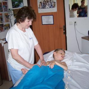a zaslúžená masáž po zaberačke